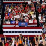 Trump Rally Plays Music Resembling QAnon Song, and Crowds React