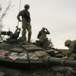 Ukraine, using captured Russian tanks, firms up its lines