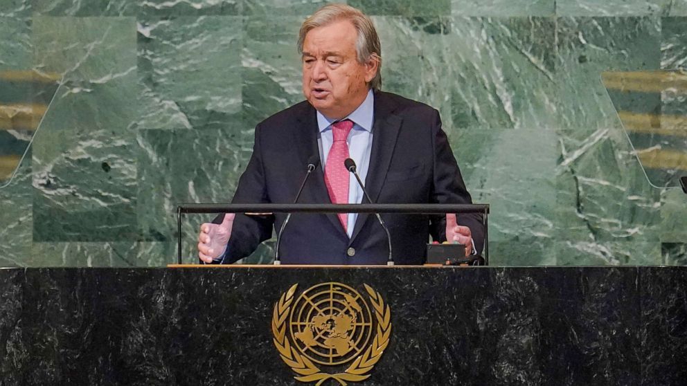 UN chief warns of ‘colossal global dysfunction’ but urges world to unite on sweeping solutions