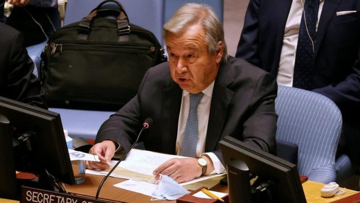 UN secretary-general says chances of Russia peace deal ‘minimal,’ working on food exports