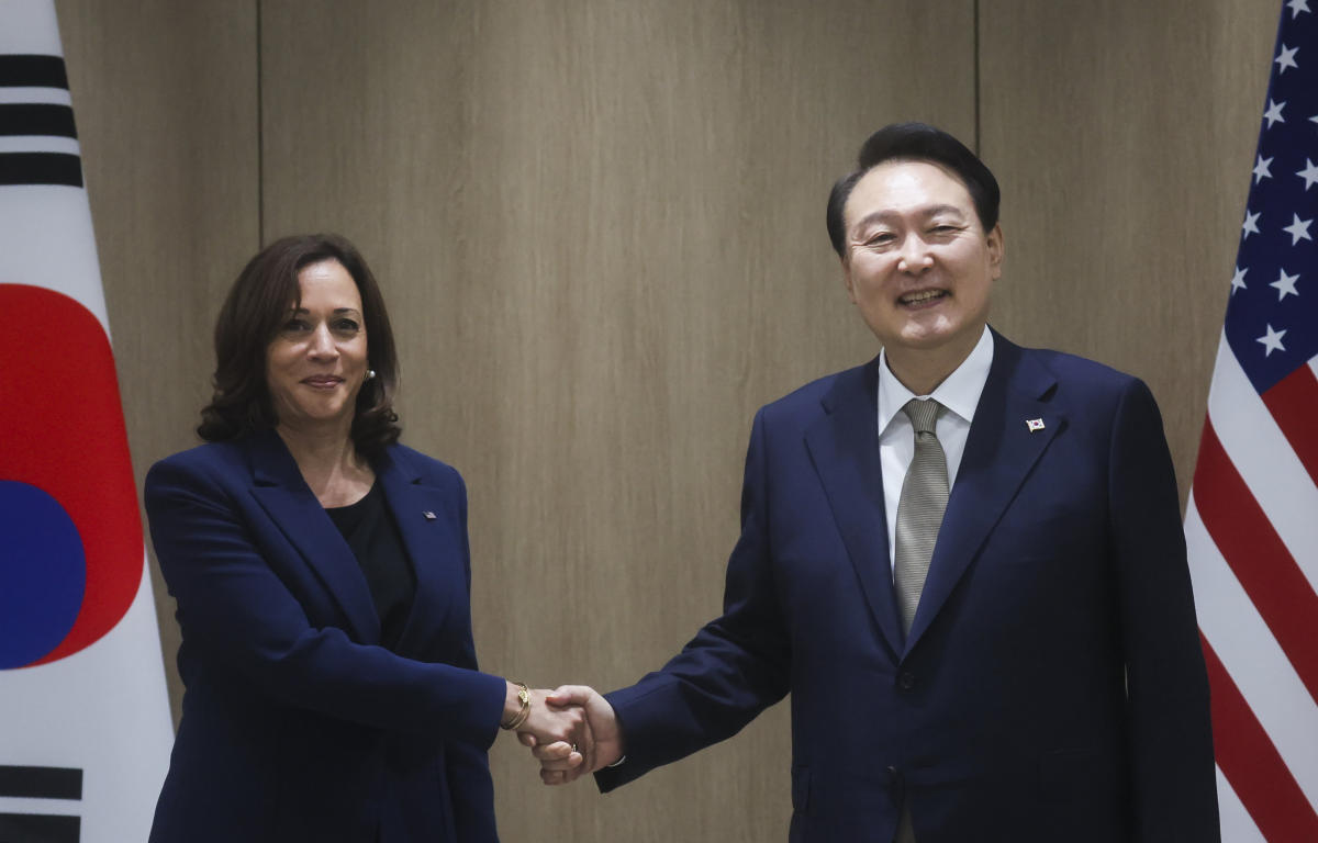 VP Harris caps Asia trip with stop at DMZ dividing Koreas