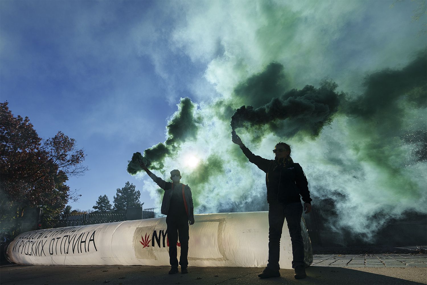 Brittney Griner Supporters Stage Cannabis ‘Smoke Out’ Outside Russian Embassy After Sentence Upheld