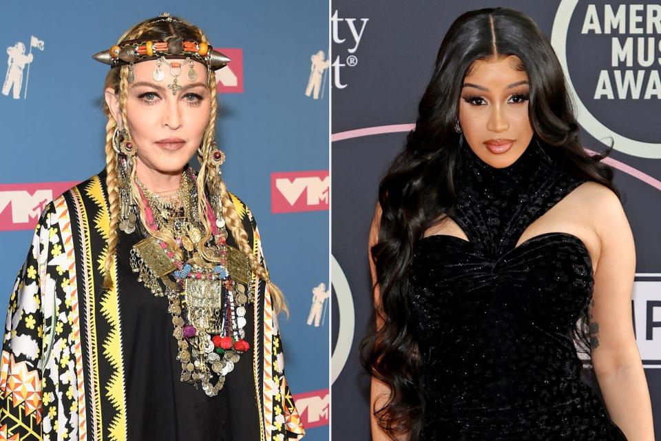 Cardi B Pushes Back at Madonna Over Sex Book Anniversary Jab: ‘Icons Really Become Disappointments’