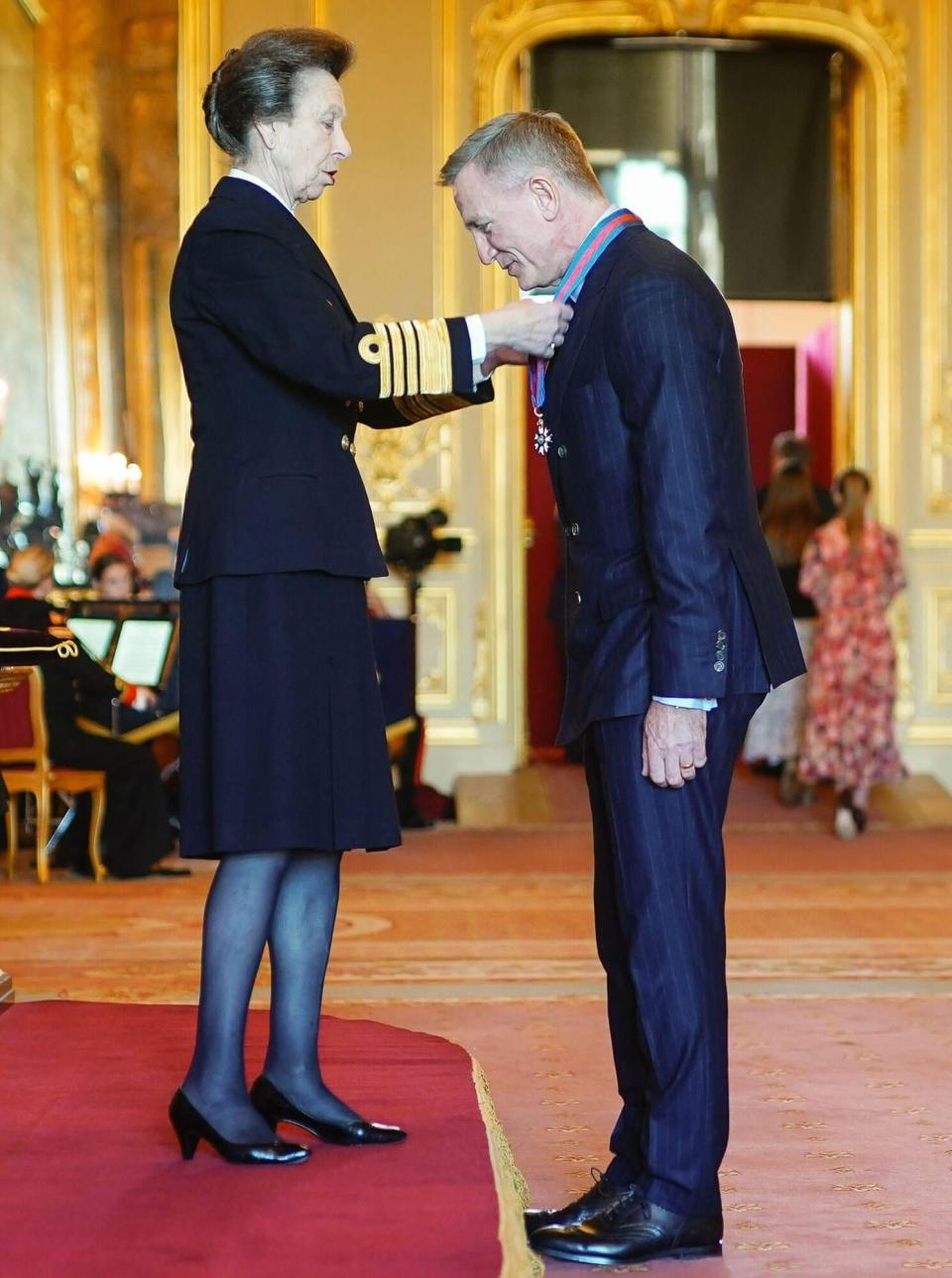 Daniel Craig Receives His Royal Honor from Princess Anne: ‘We’ve Been Expecting You’