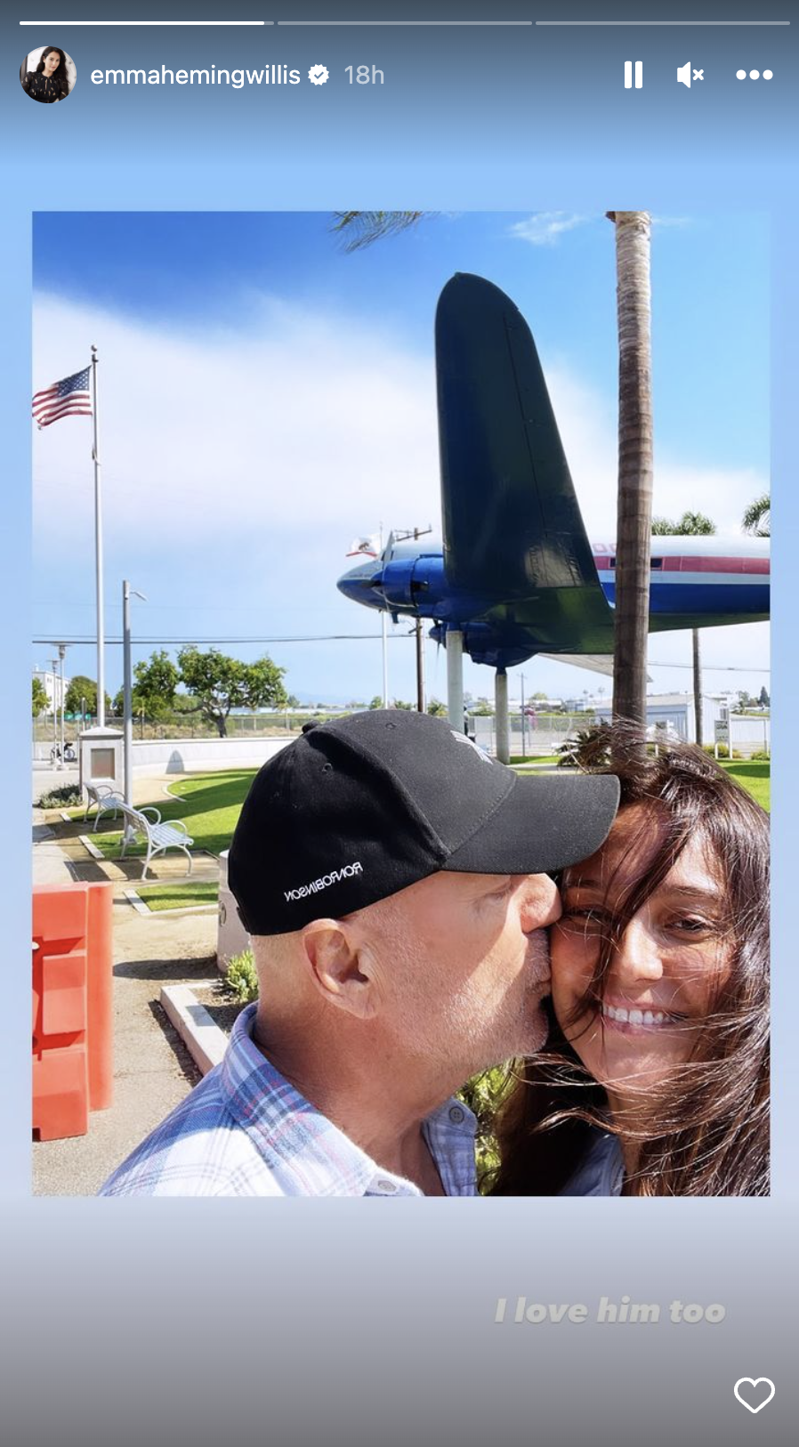 Emma Heming Willis shares photo of tender moment with Bruce Willis as trailer for one of his final films drops