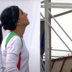 Female athlete represents Iran without hijab at overseas climbing competition