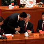 Former Chinese Leader Hu Abruptly Leaves Xi’s Side at Congress