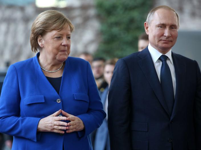 Former German Chancellor Merkel defends her government’s move to buy massive amounts of Russian gas, saying she has no regrets as it was right for the time