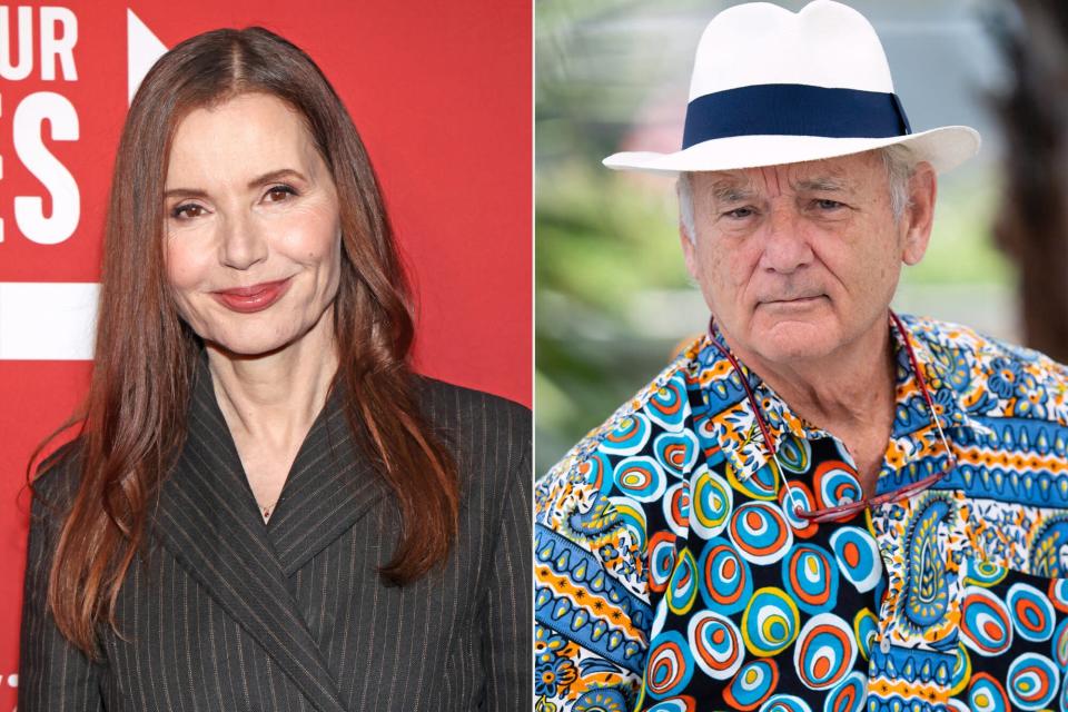 Geena Davis revisits uncomfortable interview in which Bill Murray pulled down her dress strap