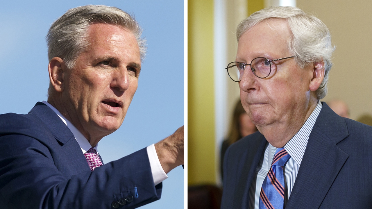 GOP leaders McConnell, McCarthy headed for collision on Ukraine aid