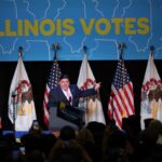 Illinois Governor Pritzker Spars with Republican Rival Bailey on Crime, Economy