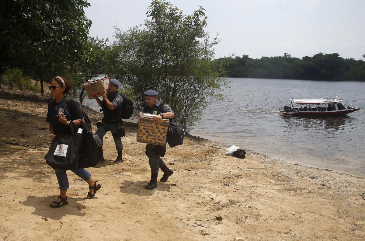 In Brazilian Amazon, a 1,000-mile voyage so people can vote