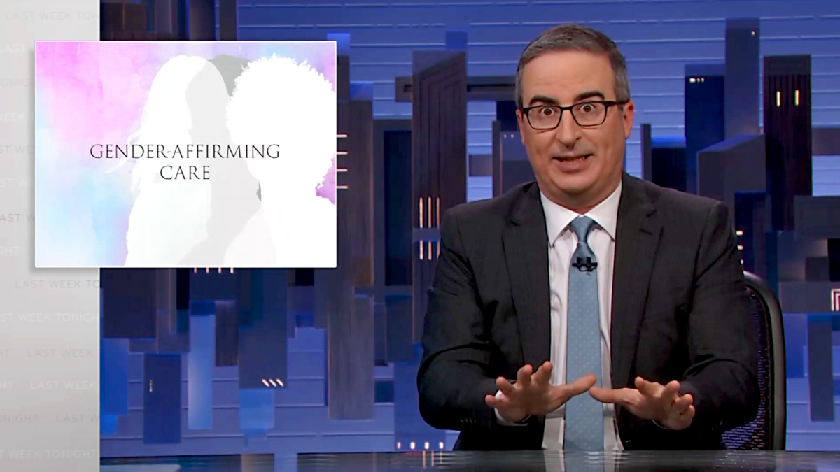 John Oliver debunks myths about gender-affirming care for transgender youths