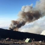 Kilimanjaro: Firefighters containing blaze on Tanzania mountain