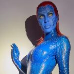 Kim Kardashian Mutates into X-Men ‘s Mystique for Halloween — Marvel at Her Look!