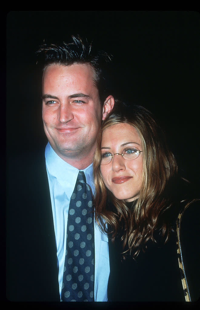 Matthew Perry tells Diane Sawyer that he’s ‘really grateful’ for ‘Friends’ co-star Jennifer Aniston, who once confronted him about his drinking