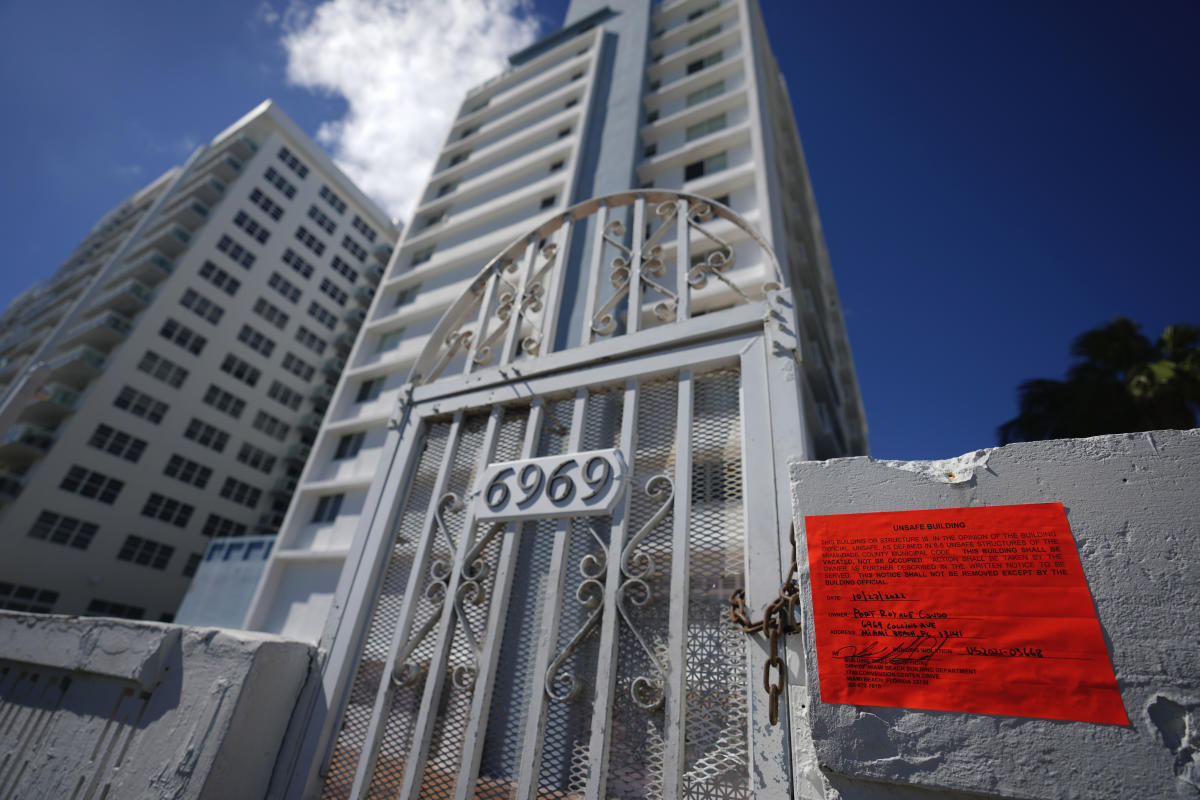 Miami Beach condo building evacuated near deadly collapse