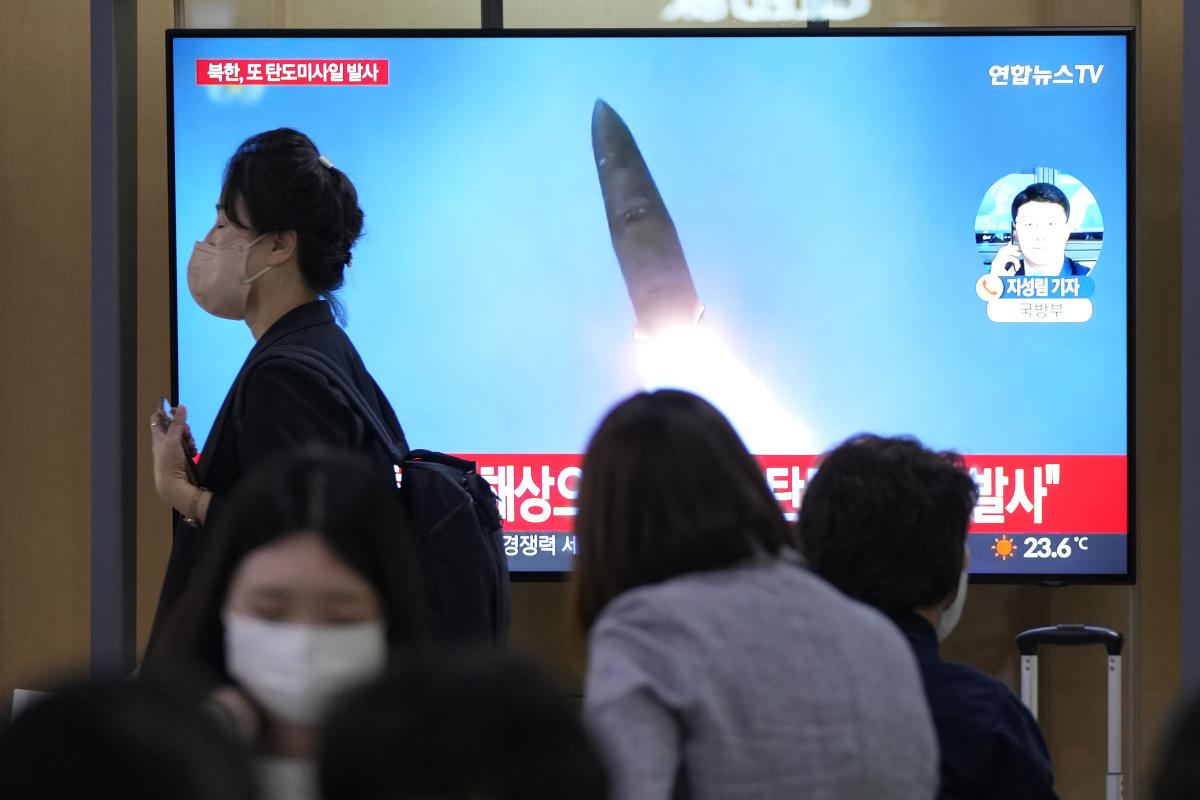 North Korea fires two ballistic missiles toward sea