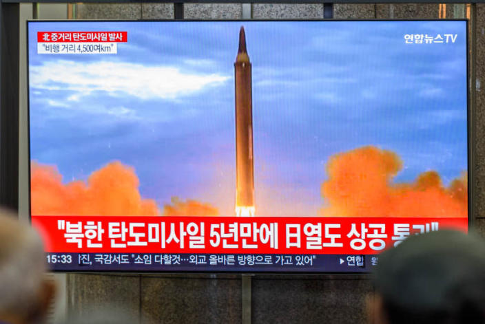 North Korea launches another missile toward South Korean waters