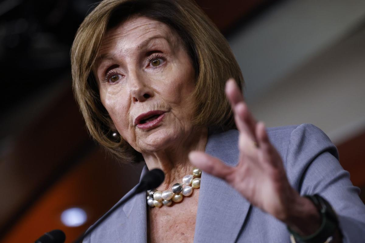 Pelosi Says No Regrets on Covid Aid That GOP Links to Inflation