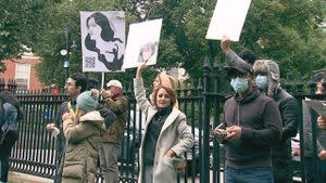 Protestors gather in Boston Common after death of 22-year-old Iranian Woman