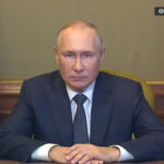 Putin hints that morning attack on Ukraine is revenge for Crimean Bridge explosion