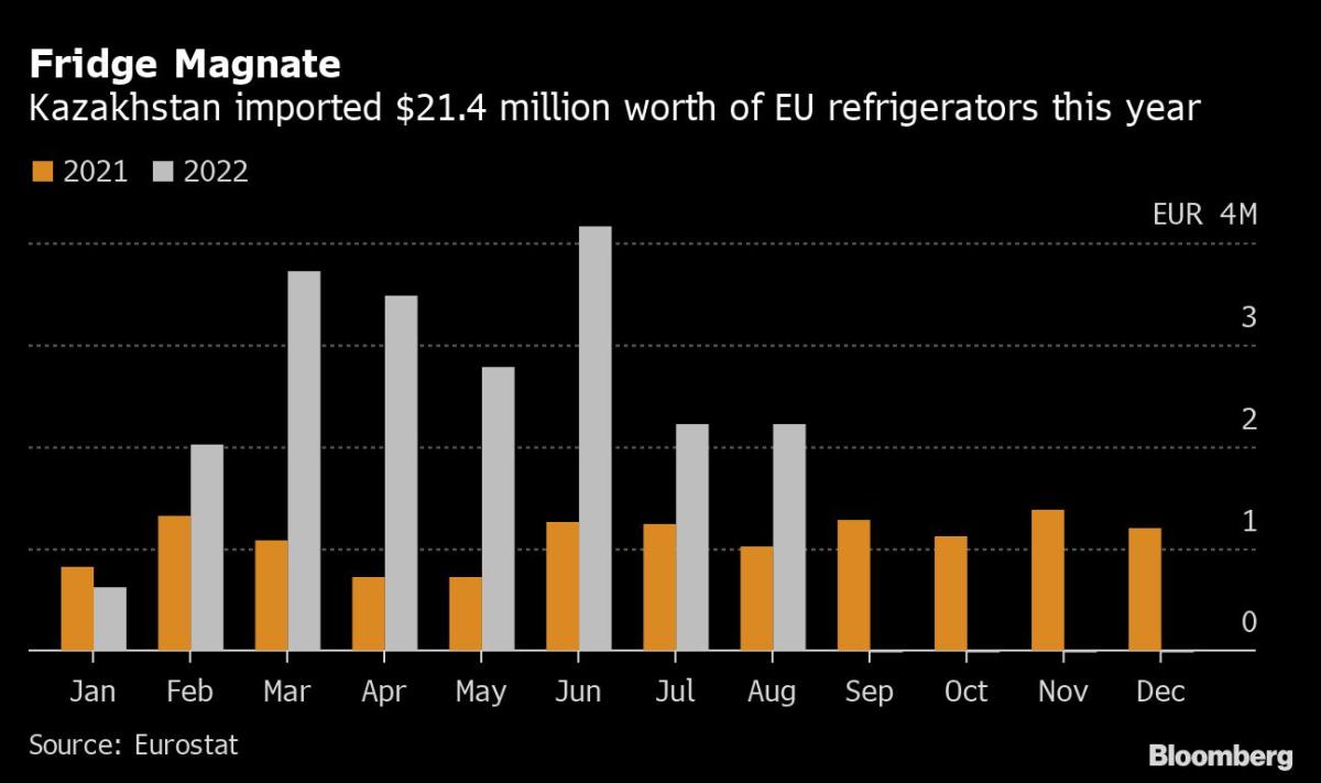 Putin Stirs European Worry on Home Appliance Imports Stripped for Arms