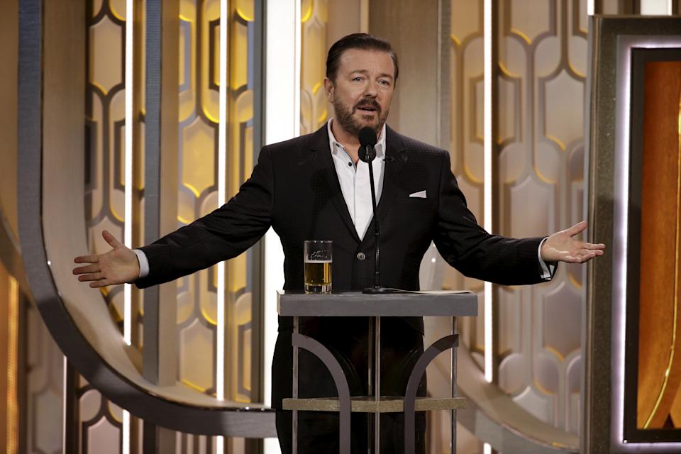 Ricky Gervais rules out returning as Golden Globes host: ‘F*** that’