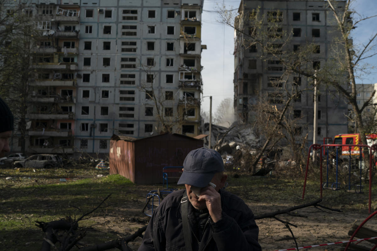 Russian strikes slam Ukrainian apartment building, kill 13