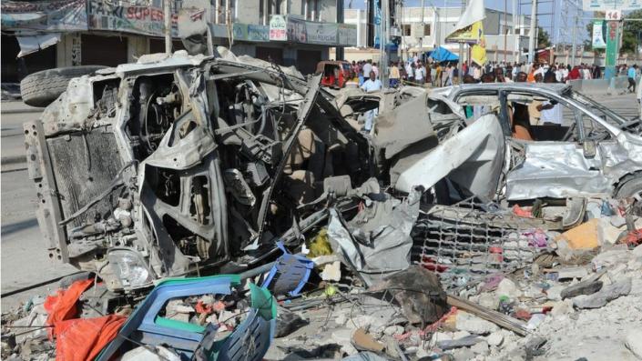 Somalia Mogadishu bombings: Twin blasts kill 100 in capital