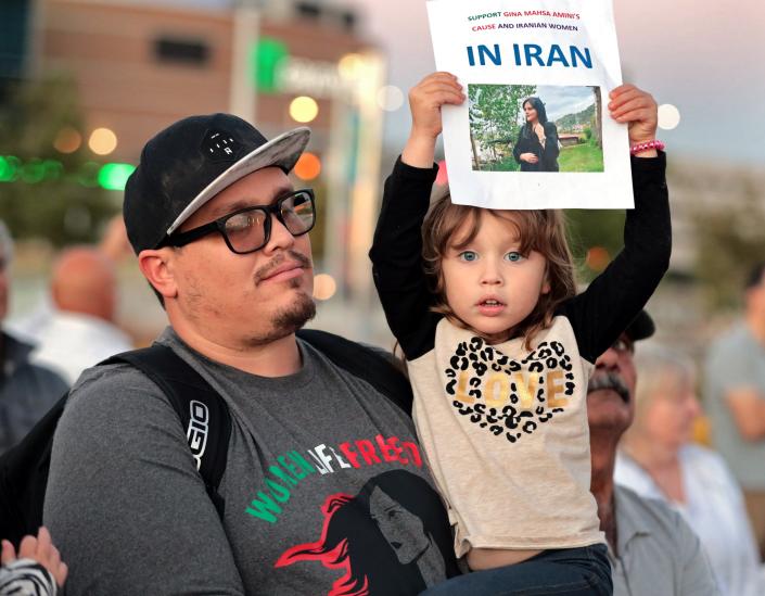 ‘Their fight is our fight.’ Oklahomans rally against Iran’s Islamic Republic