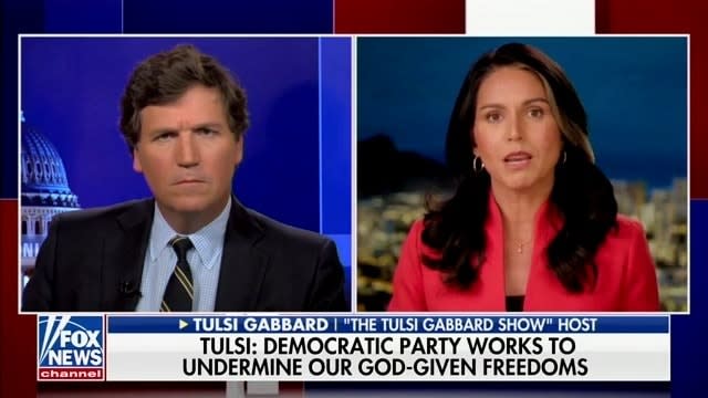 Tucker Fawns Over Tulsi: Every Republican Should Sound Like You