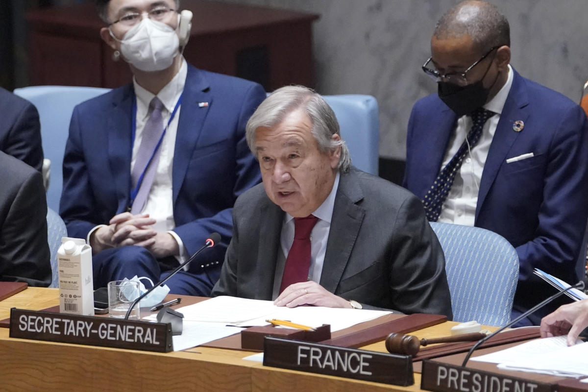 UN chief: 20 leading economies must help developing nations