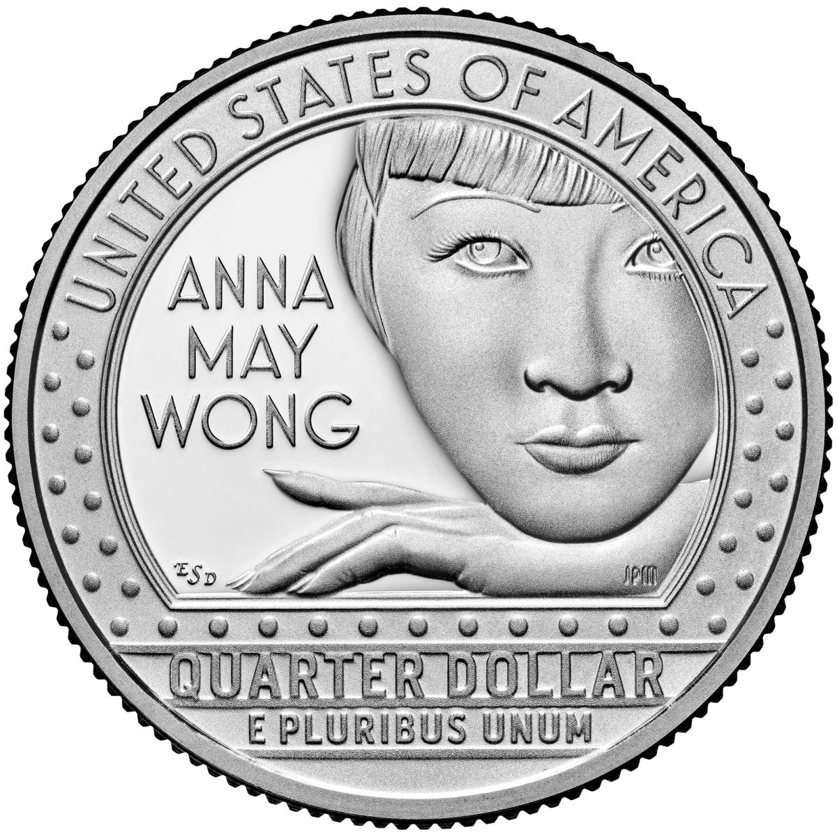 Who is Anna May Wong, the first Asian American on U.S. currency?