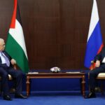 With Putin, Palestinian leader rules out US role as mediator