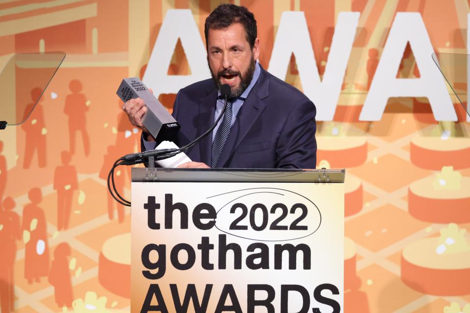 Adam Sandler roasts himself, Ben Stiller at Gotham Awards: ‘People in prison need movies, too’