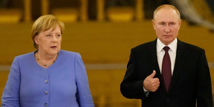 Angela Merkel says she was powerless to stop Putin invading Ukraine because he knew she was about to leave office