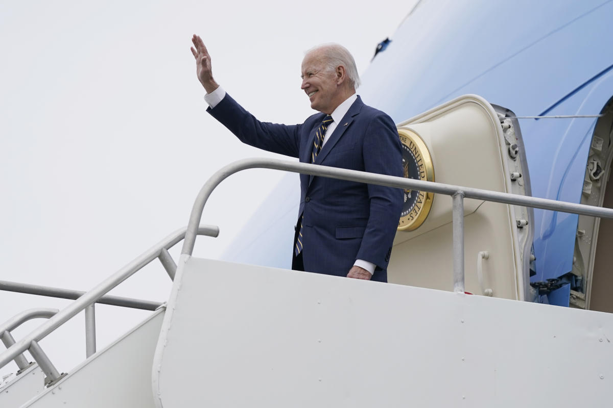 Biden in Michigan to visit computer chip plant, push agenda