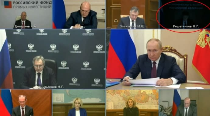 Blackout in central Moscow: ministers sit in dark during meeting with Putin