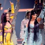 Cardi B Delivers Show-Stopping Performance of ‘Tomorrow 2’ Remix with Rapper GloRilla at 2022 AMAs