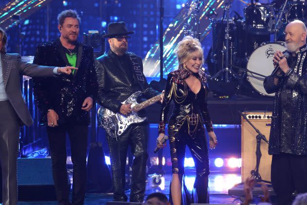 Dolly Parton Joined at Rock Hall Induction by Pink, Brandi Carlile, Simon Le Bon and Rob Halford, as L.A. Ceremony Becomes a Dolly-Fest