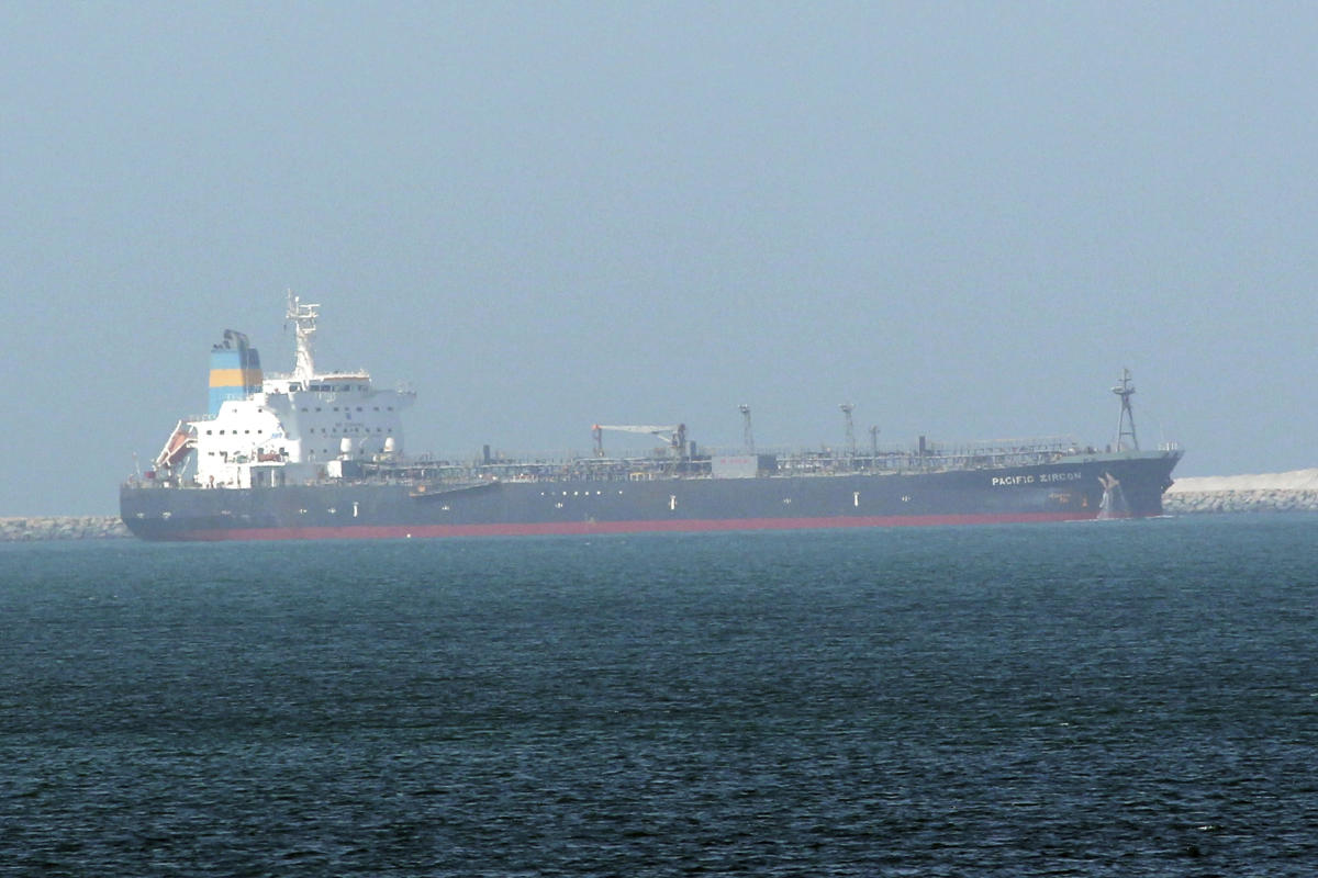 Drone hits Israeli-linked tanker; Iran frees 2 Greek tankers