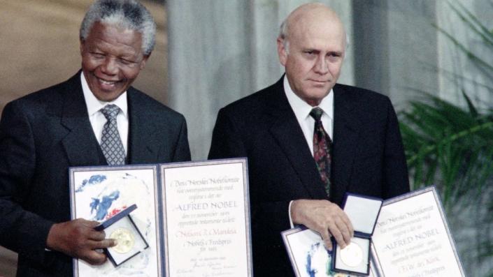 Ex-South African President FW de Klerk’s Nobel Peace Prize medal stolen