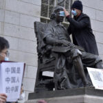 Harvard students show solidarity with Chinese protesters