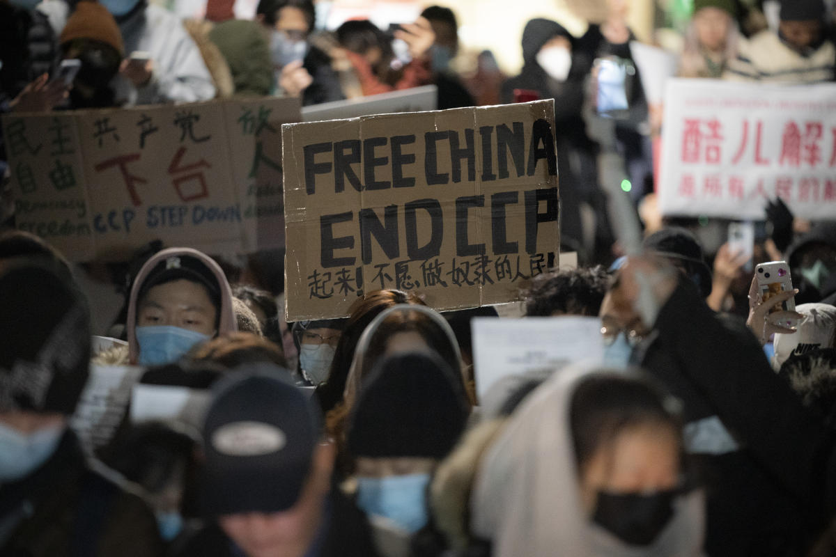 Hundreds at Harvard, NYC, Chicago protest China’s actions