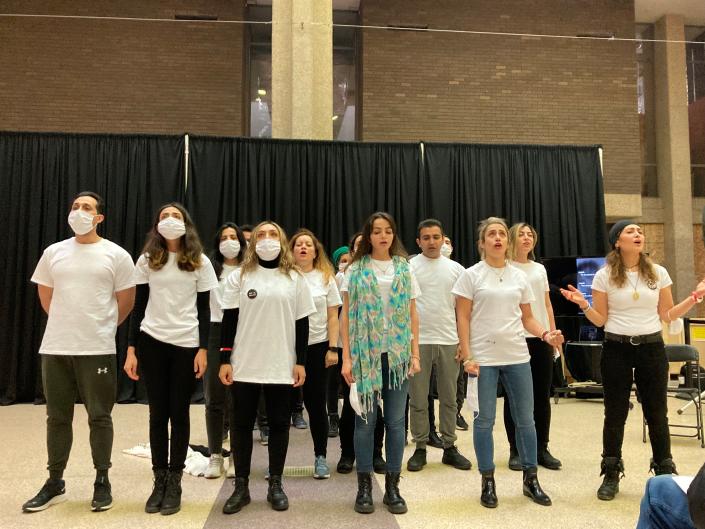 Iranian students at UW-Milwaukee stage demonstration in solidarity with Mahsa Amini protests in Iran