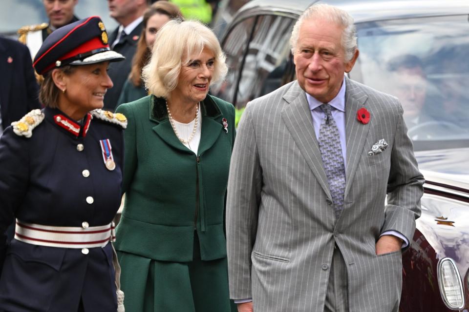 King Charles and Queen Camilla Had Eggs Thrown at Them by Protester During Latest Royal Outing