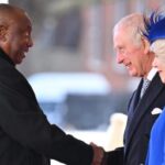 King Charles welcomes South Africa’s Cyril Ramaphosa at start of state visit