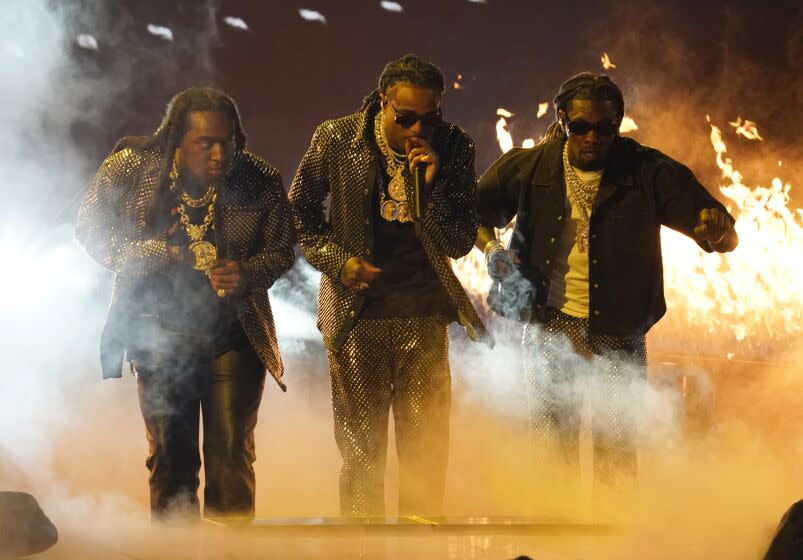 ‘My heart is shattered’: Band mates Offset and Quavo honor Migos rapper Takeoff