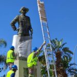 Namibia pulls down German colonial officer’s statue in Windhoek